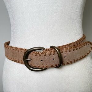 LIZ CLAIBORNE Vintage Bohemian Minimalist Suede Belt Small